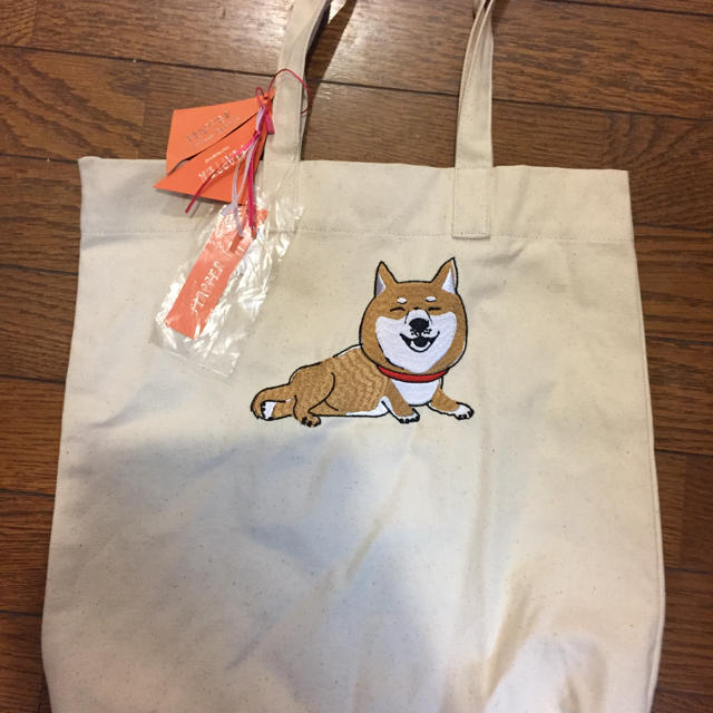 FLAPPER(フラッパー)の柴犬 刺繍トートバッグ レディースのバッグ(トートバッグ)の商品写真