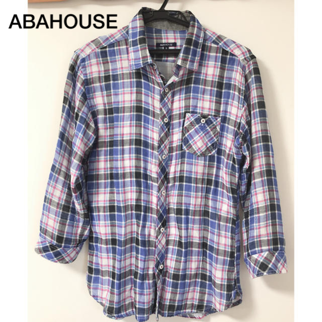 ABAHOUSE(アバハウス)のチェック　シャツ　ABAHOUSE メンズのトップス(シャツ)の商品写真