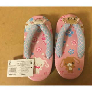 サンリオ(サンリオ)の未使用品 草履 16〜17㎝ 女の子(下駄/草履)