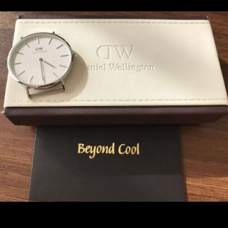 ダニエルウェリントン(Daniel Wellington)の【値下げ中】ダニエルウェリントン時計40mm シルバー(腕時計(アナログ))