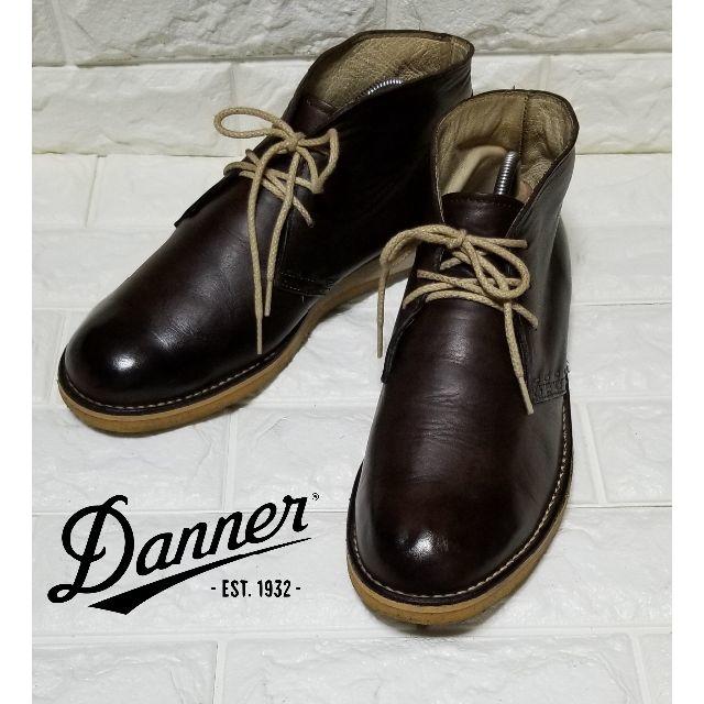 Danner(ダナー)の【Danner】チャッカブーツ　クレープソール 26.0cm　 黒茶 メンズの靴/シューズ(ブーツ)の商品写真