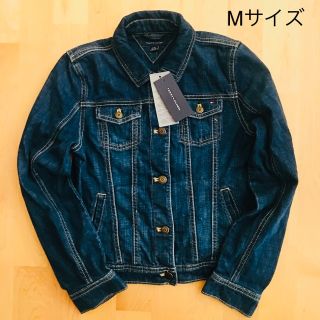 トミーヒルフィガー(TOMMY HILFIGER)の大人気★Tommy Hilfiger【M】レディースアイコン刺繍デニムジャケット(Gジャン/デニムジャケット)