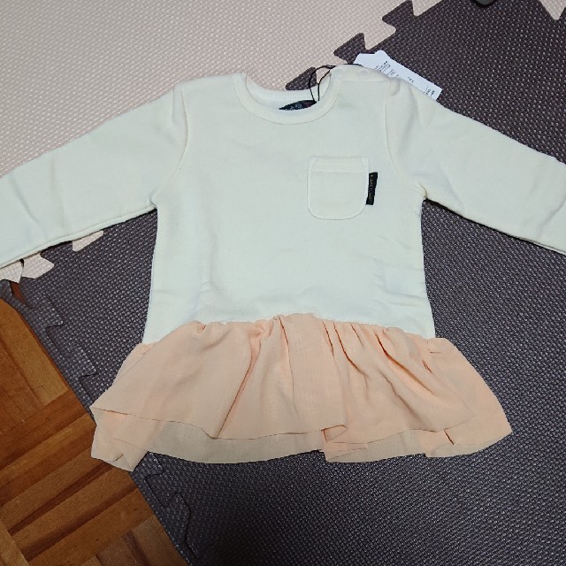 futafuta(フタフタ)の裏起毛 チュニック❤️サイズ95 キッズ/ベビー/マタニティのキッズ服女の子用(90cm~)(Tシャツ/カットソー)の商品写真