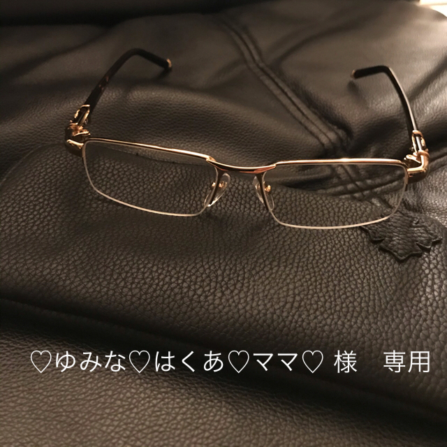 Chrome Hearts(クロムハーツ)のクロムハーツ　BONE PORISHERⅢ ブラック×鼈甲×ゴールド　未使用 メンズのファッション小物(サングラス/メガネ)の商品写真