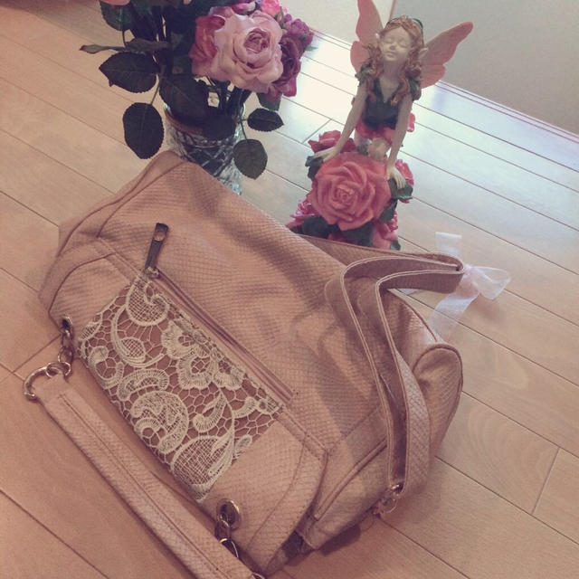 Lily Brown(リリーブラウン)のピンクベージュ♡バック レディースのバッグ(ショルダーバッグ)の商品写真