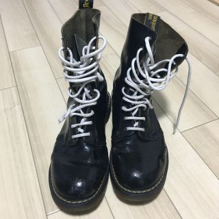 ドクターマーチン(Dr.Martens)のDr.Martens 10ホールブーツ　英国製ホワイト社製(ブーツ)