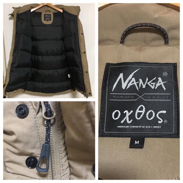 NANGA(ナンガ)のNANGA×オクトス 焚き火 ダウンジャケット Mサイズ  ナンガ  別注 メンズのジャケット/アウター(ダウンジャケット)の商品写真