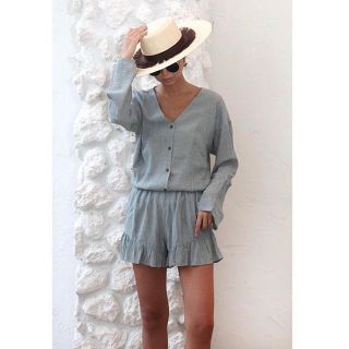 room306  Airy Chiffon Rompers