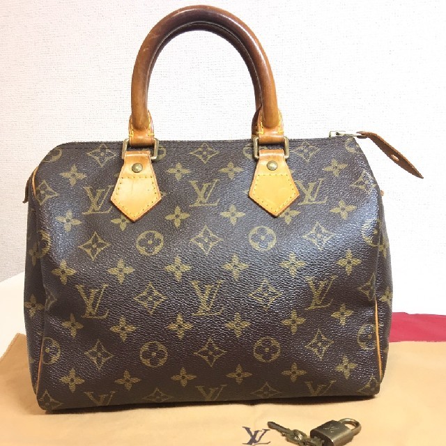 LOUIS VUITTON(ルイヴィトン)のルイヴィトン　スピーディ25　カデナと鍵２本付き レディースのバッグ(ハンドバッグ)の商品写真