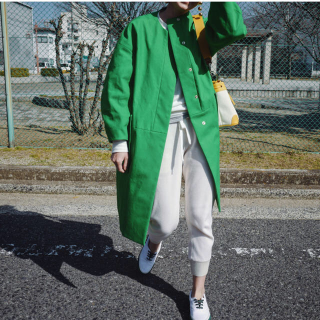 Drawer - リオ様専用です💚Drawer💚ドゥロワー コート グリーン 38の