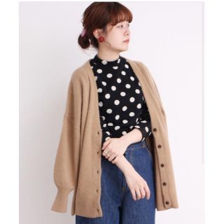 ドットアンドストライプスチャイルドウーマン(Dot&Stripes CHILDWOMAN)のdot&stripes CHILDWOMAN ラクーン50 Vカーディガン (カーディガン)