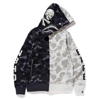 アベイシングエイプ(A BATHING APE)のBAPE NBHD SHARK FULLZIP HOODIE (パーカー)