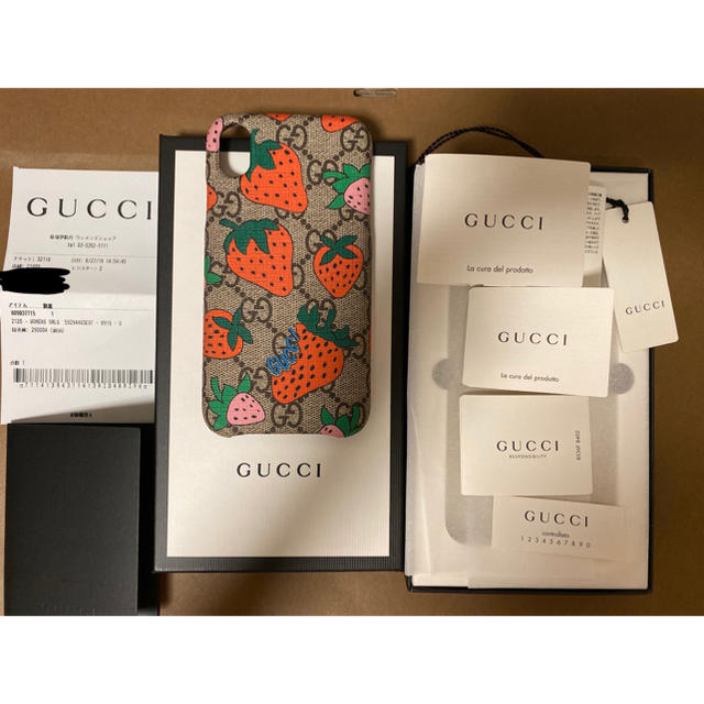 Gucci - GUCCI/ストロベリー/いちご/スマホケースの通販