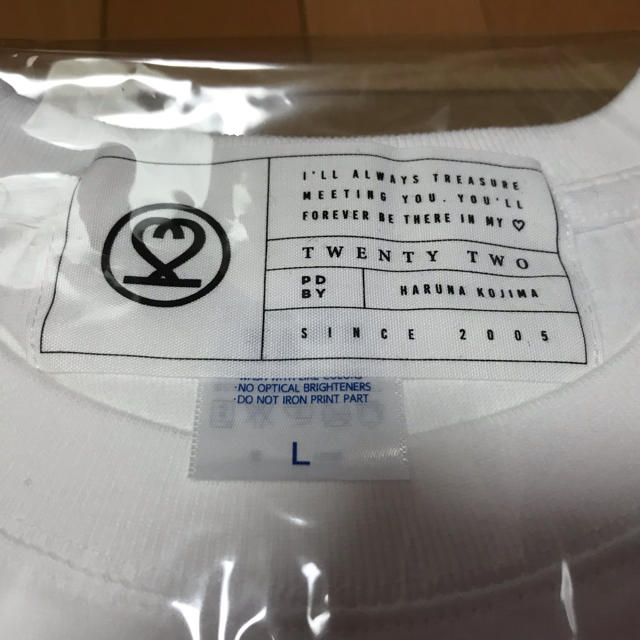 【値下】こじはる 絆Tシャツ ホワイト ノースリーブス 1