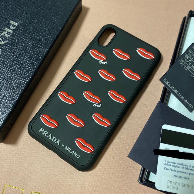 PRADA(プラダ)のPRADA/iphoneX.XS用ケース/スマホケース スマホ/家電/カメラのスマホアクセサリー(iPhoneケース)の商品写真