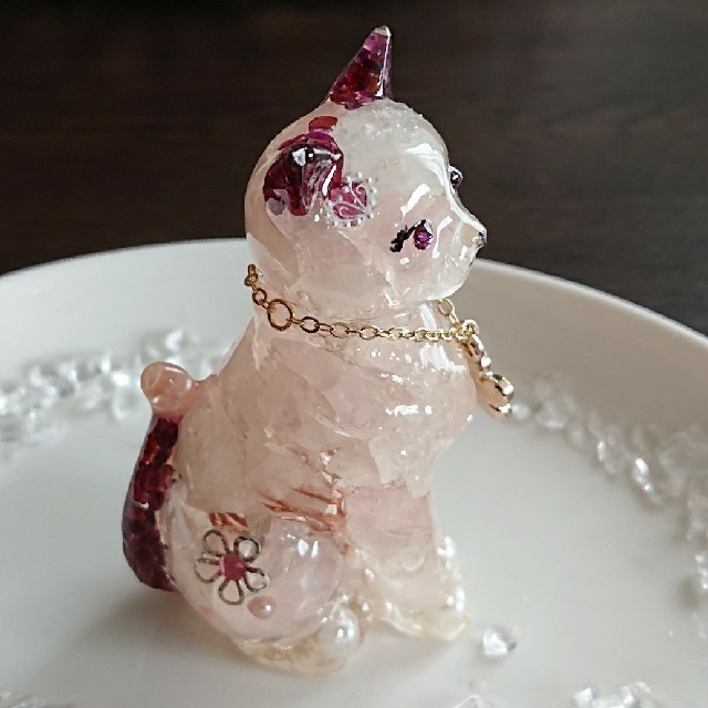 美猫ちゃん☆オルゴナイトの通販 by ake's shop｜ラクマ