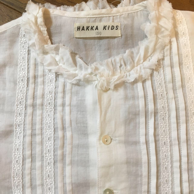 hakka kids(ハッカキッズ)のハッカ キッズ 150 ブラウス 長袖 キッズ/ベビー/マタニティのキッズ服女の子用(90cm~)(ブラウス)の商品写真