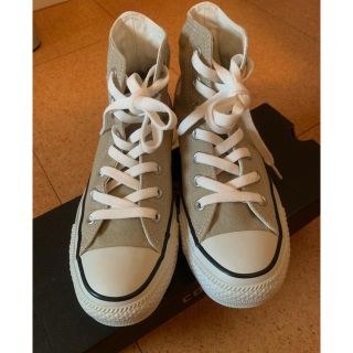 コンバース(CONVERSE)のコンバースオールスター ハイカット ベージュ☆23.5(スニーカー)