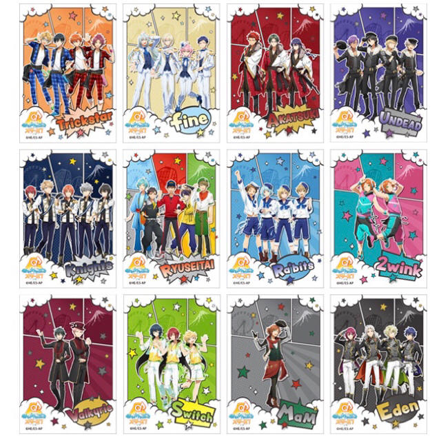 新品☆あんスタ【2wink】富士急☆スタンプラリー☆ステッカーの 新品☆あんスタ【2wink】富士急☆スタンプラリー☆ステッカーの
