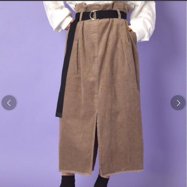 w closet(ダブルクローゼット)のw closet コーデュロイスカート レディースのスカート(ロングスカート)の商品写真