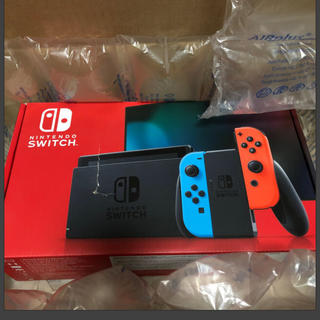 ニンテンドースイッチ(Nintendo Switch)の【箱破れ】 新型 ネオン×1  Nintendo Switch 新品 未使用(家庭用ゲーム機本体)