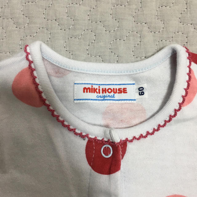 mikihouse(ミキハウス)のmikihouse カバーオール 60 キッズ/ベビー/マタニティのベビー服(~85cm)(カバーオール)の商品写真