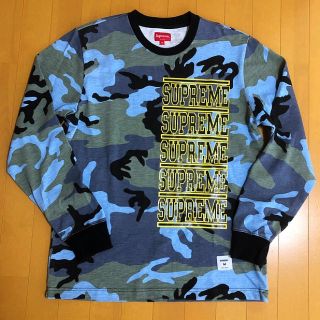 シュプリーム(Supreme)のSupreme Stacked L/S Top 18SS【M】(Tシャツ/カットソー(七分/長袖))