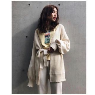 マウジー(moussy)の新品＊moussy FALL COLOR TRIM END カーディガン(カーディガン)