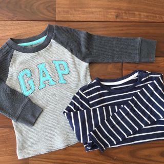 ベビーギャップ(babyGAP)のベビーギャップ H&M ロンT 90 2枚(Tシャツ/カットソー)