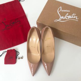 クリスチャンルブタン(Christian Louboutin)の極美品 ★ クリスチャンルブタン 定番パンプス ★ 37 パテントレザー(ハイヒール/パンプス)