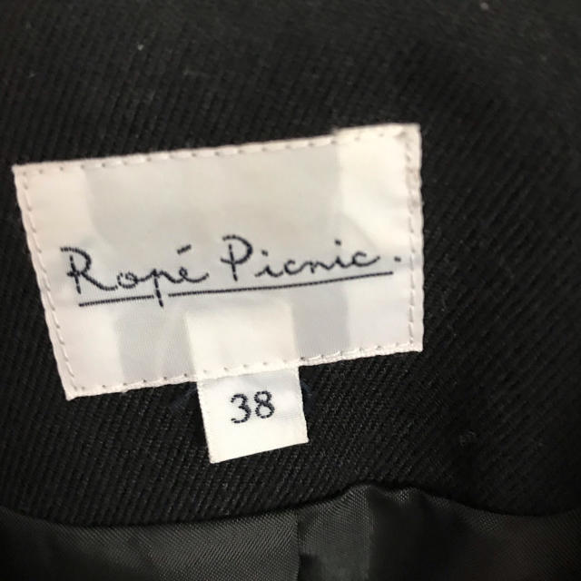 Rope' Picnic(ロペピクニック)のロペピクニック  黒ジャケット  38 レディースのジャケット/アウター(テーラードジャケット)の商品写真