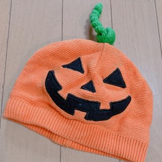 ハロウィン　ニット帽　パンプキン　双子(帽子)