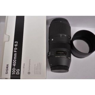 シグマ(SIGMA)のシグマ100-400ｍｍ　DG　OS　HSM　キャノン用　美品(レンズ(ズーム))