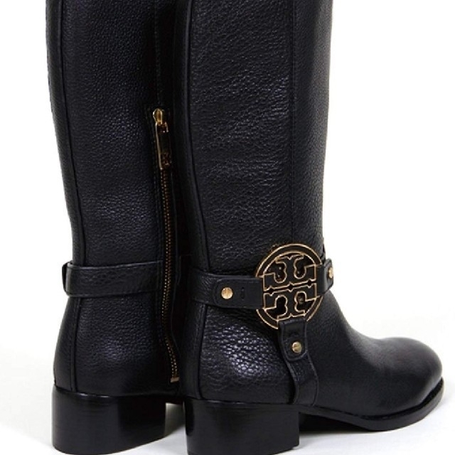 Tory Burch(トリーバーチ)の新品 TORY BURCH トリーバーチ ジョッキーブーツ ブラック レアサイズ レディースの靴/シューズ(ブーツ)の商品写真