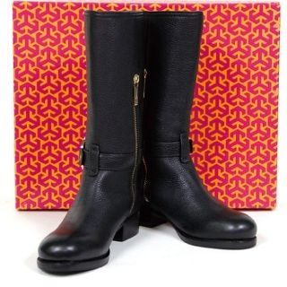 トリーバーチ(Tory Burch)の新品 TORY BURCH トリーバーチ ジョッキーブーツ ブラック レアサイズ(ブーツ)