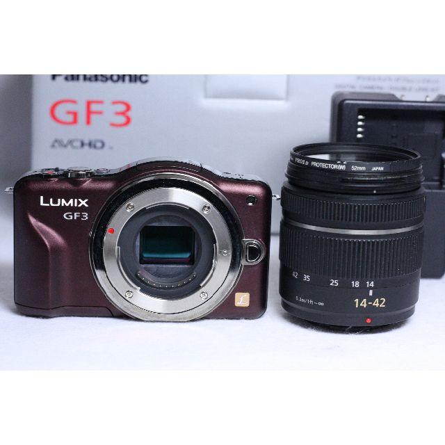 Panasonic LUMIX DMC-GF3 + 14-42mm標準レンズカメラ