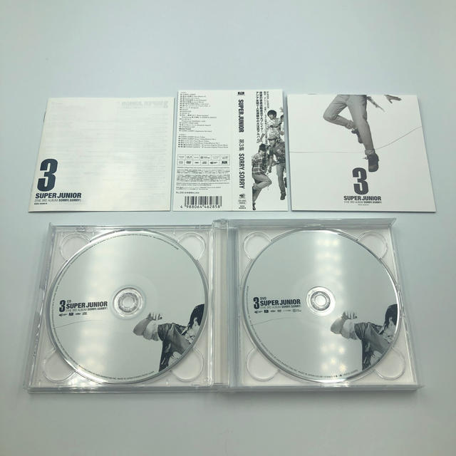 SUPER JUNIOR(スーパージュニア)の第3集 SORRY，SORRY(CD+DVD) エンタメ/ホビーのCD(K-POP/アジア)の商品写真
