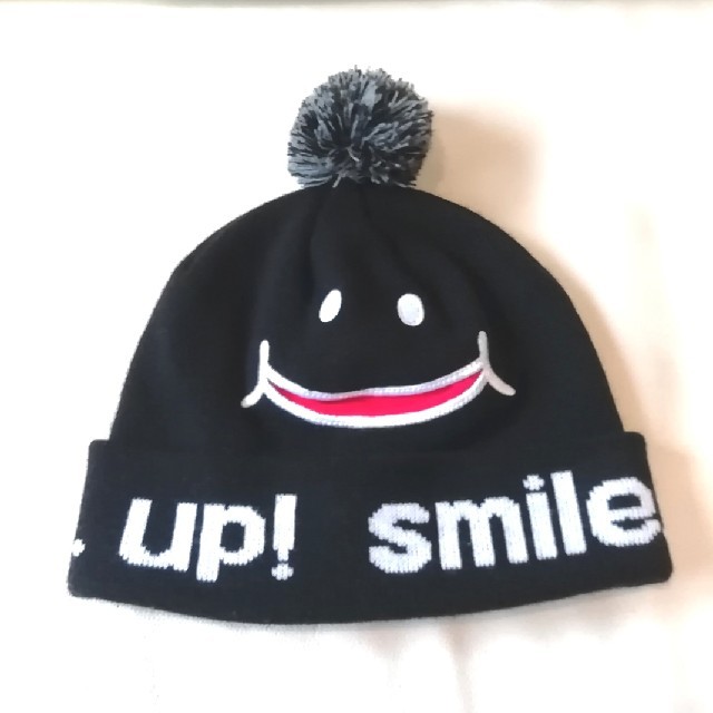 UPSTART(アップスタート)の★UP START★UP SMILEニット帽 レディースの帽子(ニット帽/ビーニー)の商品写真