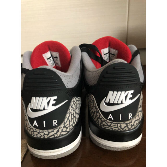 NIKE(ナイキ)のNIKE AIR JORDAN 3 OG BLACK CEMENT US10 メンズの靴/シューズ(スニーカー)の商品写真