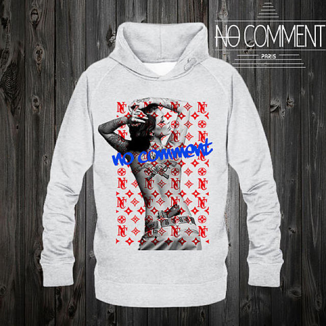 日本未入荷☆日本未上陸 NO COMMENT Paris パーカー ノーコメント 公式