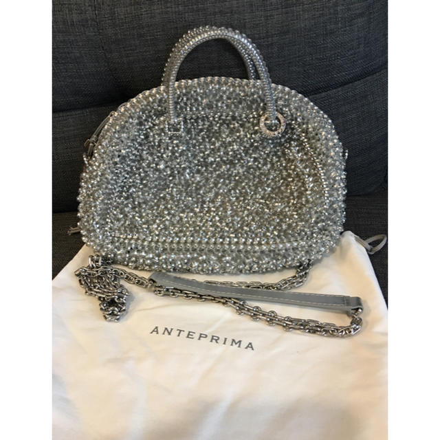 ANTEPRIMA(アンテプリマ)のゆこ様専用 アンテプリマ ショルダー カルツォーネ シルバー レディースのバッグ(ショルダーバッグ)の商品写真