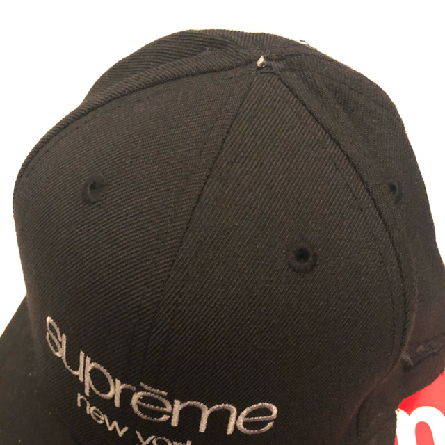 Classic New Era Cap Supreme black 黒