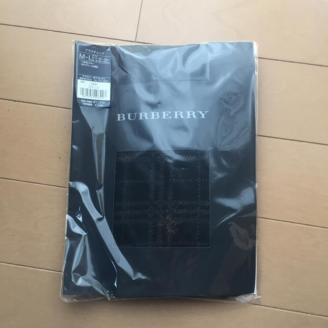 BURBERRY(バーバリー)のバーバリータイツ クラスチェック ブラック レディースのレッグウェア(タイツ/ストッキング)の商品写真