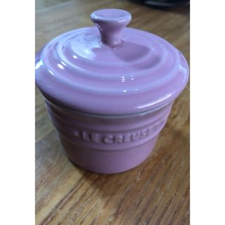 ルクルーゼ(LE CREUSET)のル・クルーゼ キャニスター。ピンク(容器)