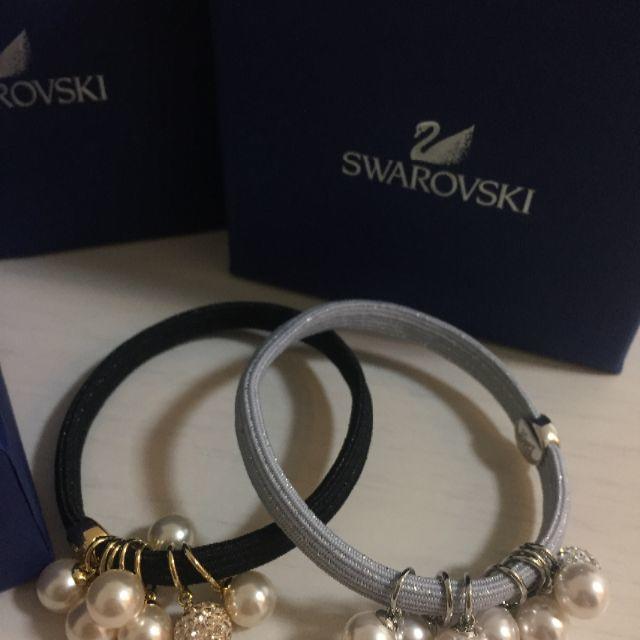 スワロフスキー ヘアゴム 新品未使用 2個セット　Swarovski