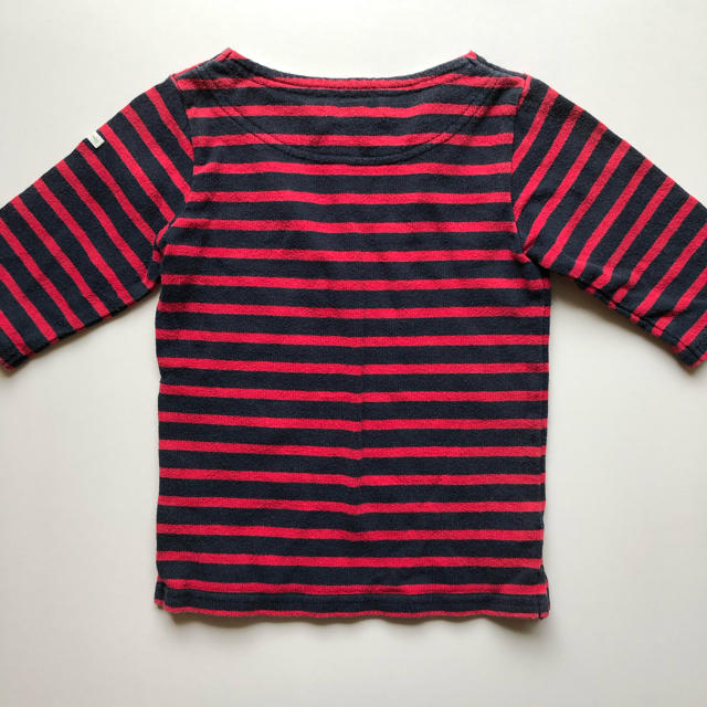 BEAMS(ビームス)のビームスミニ キッズボーダーTシャツ 七分袖 90 キッズ/ベビー/マタニティのキッズ服女の子用(90cm~)(Tシャツ/カットソー)の商品写真