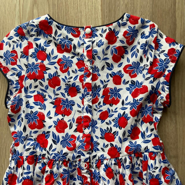 PETIT BATEAU(プチバトー)のプチバトーワンピース102cm 4ans　90cm 100cm キッズ/ベビー/マタニティのキッズ服女の子用(90cm~)(ワンピース)の商品写真