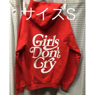 ジーディーシー(GDC)のsyd girls don't cry logo hoodie S(パーカー)