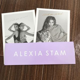 アリシアスタン(ALEXIA STAM)のalexiastam ステッカー　パープル　非売品(水着)