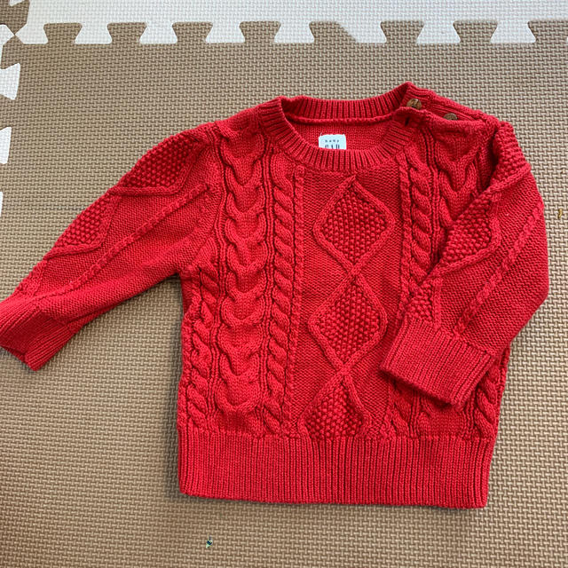 babyGAP(ベビーギャップ)のBaby gap 長袖ニット キッズ/ベビー/マタニティのベビー服(~85cm)(ニット/セーター)の商品写真